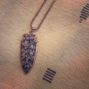Kendra Scott arrowhead necklace